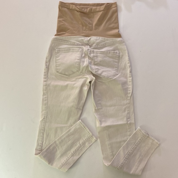 A Pea In The Pod White/Gray Secret Fit Belly Jeans size XS - Picture 4 of 6
